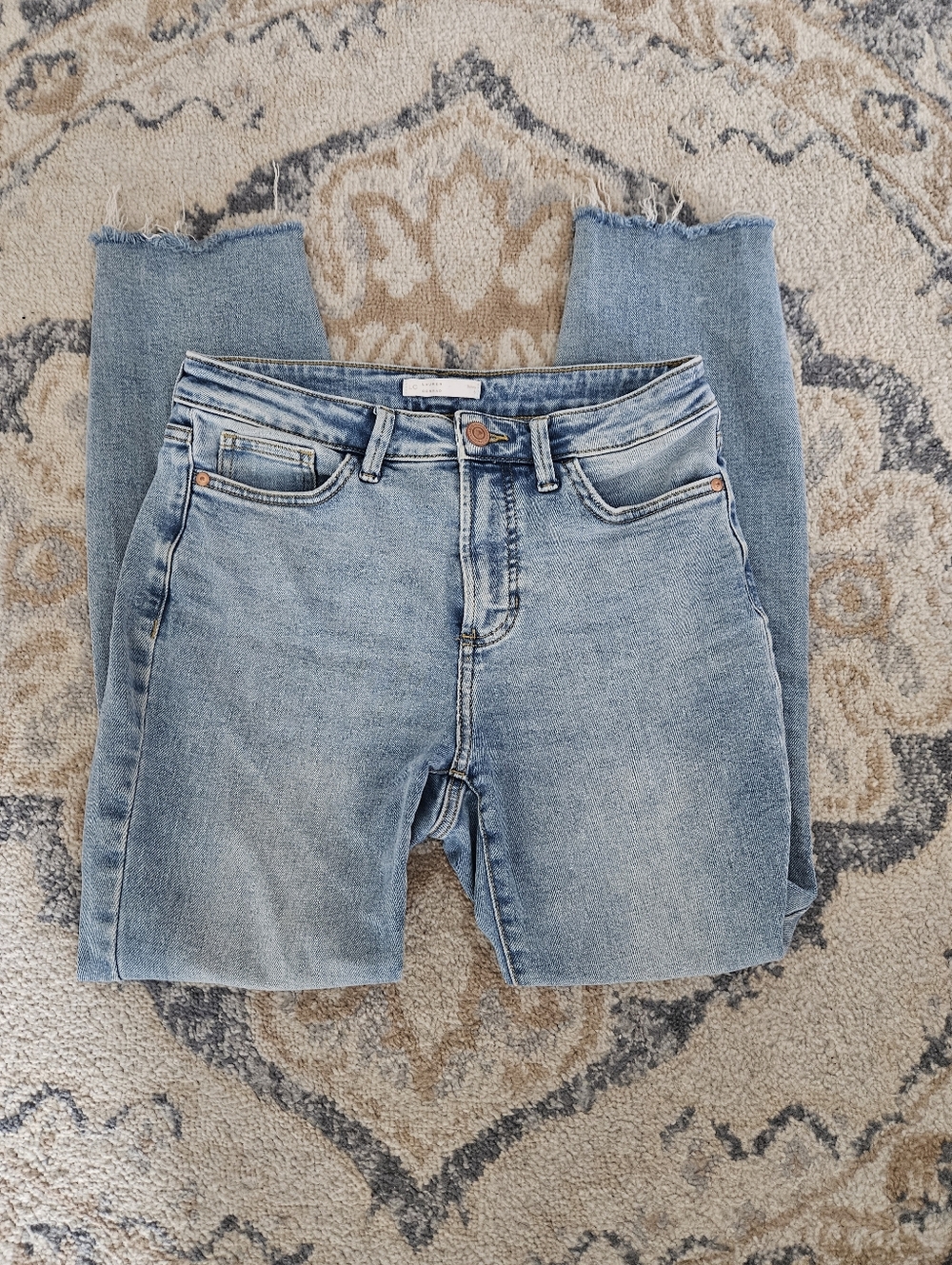 LC Lauren Conrad Light Blue Straight Leg Jeans